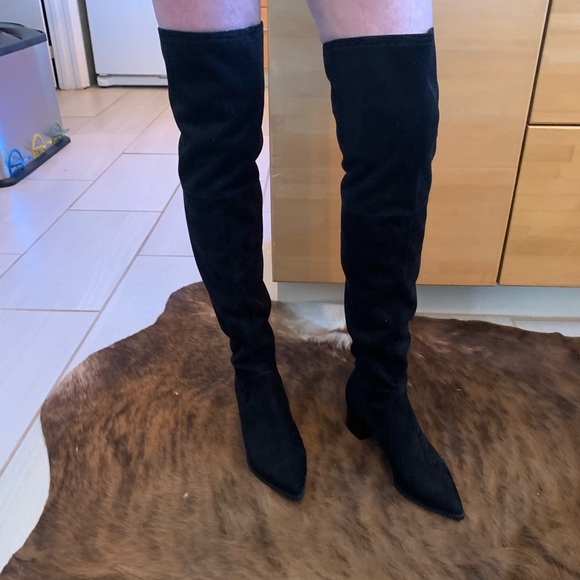 Karl Langerfield over-the-knee boots.  Size 8 - Picture 1 of 2